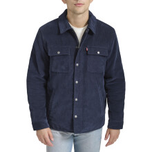 Levi's Herren Cordhemd Jacke, Navy, Medium