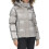 Levi's Levi's Dames Cloud Puff Hooded Puffer Jacket, Zilver Metallic, Klein 1