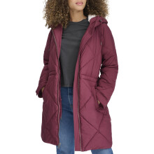 Chaqueta Larga de Parka con Forro de Sherpa para Mujer Levi's, Burdeos, Pequeño