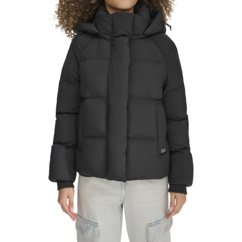 Levi's Levi's Damen Cloud Puff Kapuzen Steppjacke, Schwarz, X-Small