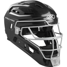 Rawlings | RENEGADE 2.0 Fangschutz | Baseball | Senior (7 1/8" - 7 1/2") | Schwarz/Silber