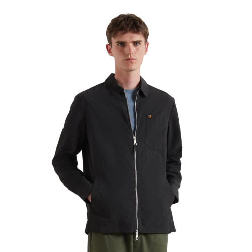 Farah (XS, Black) Farah Mens Overshirt