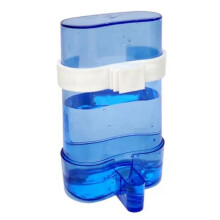 Bleu Alimentation Suspendue Canari Conteneur de Stockage Calopsitte Perruche Oiseau Abreuvoir Oiseau Mangeoire à Eau
