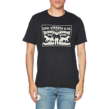Camiseta Gráfica 2 Caballos de Levi's para Hombre, (Nueva) Negro Mineral, XX-Large