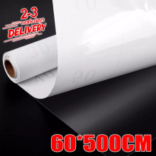 5M Clear Gloss Transparent Sticky Back Plastic Self Adhesive PVC Film Roll Sheet