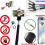 TELESCOPIC SELFIE STICK MONOPOD WIRED REMOTE MOBILE HOLDER FOR IPHONE 5 6 S PLUS 2