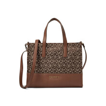 Tommy Hilfiger Dames Melissa II Convertible RZ Shopper Tan/Dk Chocolate Medium