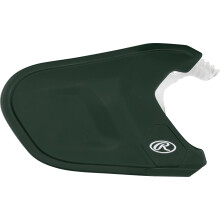 Rawlings | MACH Ajuste Pieza de Extensión | Protector Facial Ajustable | Verde Mate Oscuro | Diestro