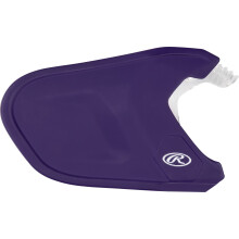 Rawlings | MACH Adjust Extension Piece | Adjustable Face Guard | Matte Purple | Left-Handed Batter