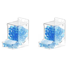 2X Behälter für Waschmitteltöpfe, Behälter Aus Acryl für Waschmitteltöpfe für Geschirrspüler, Behälter für Pulverwaschmittel