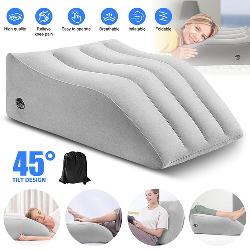 Bed Wedge Inflatable Pillow Orthopaedic Acid Reflux Support Back Leg Bed Up Rest
