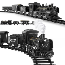 Steam Train Track Set for kids Durable & Safe Exciting with Lights & Sound Toy