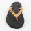 (Geel, 40) Heren Teenslippers. Montevita Priam2 4