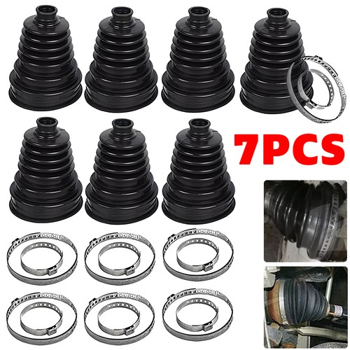 7pcs CV Boot Kit Stretchy Universal Fit Drive Shaft Gator Joint Boot Stretch UK
