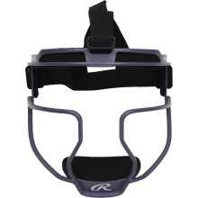 Rawlings | HI-VIZ Fastpitch Softball Fielders Mask | Graphite | Adult