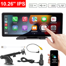 10.26 Inch 4K Touch Screen Car Bluetooth FM Wireless Apple CarPlay Android Auto