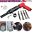 Air Hammer Chisel Descaler Needle Gun With 4 Chisels Tool For Compressor Tool UK 1