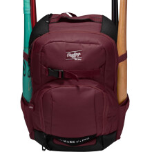 Rawlings | THE JOURNEY Players Backpack | Honkbal/Softbal | Maroon