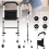 Standing Aid Height Adjustable W/Torage Bag Rubber Feet For The Elderly People 1
