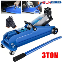 3 Ton Trolley Jack for Car 4x4 Van SUV - High Lift Range 133-387mm Heavy Duty
