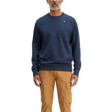 Sudaderas de Cuello Redondo Levi's para Hombre, (Nuevo) Azul Vestido, Grande