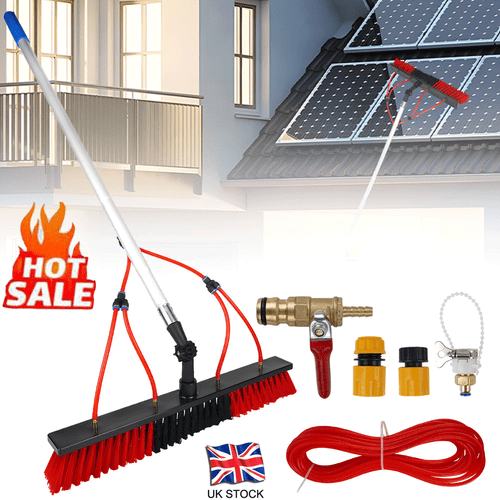 5meter Telescopic Squeegee Cleaner Window Glass Cleaning Kit Extendable Pole 1