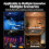 HD Smart Dynamic 5D Holographic Night Light Projector Plug and Play HD Star 4