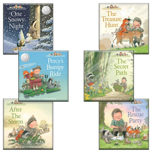 Percy The Park Keeper 6 Books Children Pack Paperback Set 1