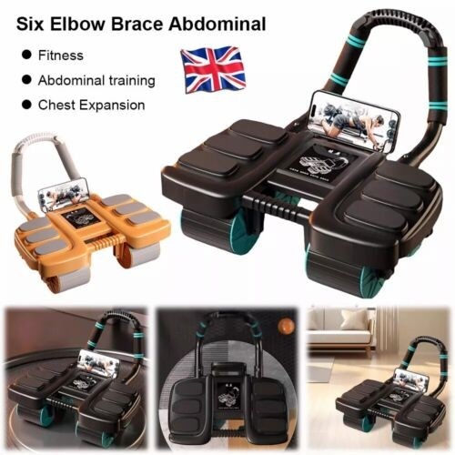 Abdominal Wheel Automatic Rebound Elbow Support Fitness AB Roller Training 1