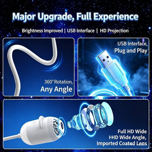 2026 New HD Smart Dynamic 5D Holographic Night Light Projector Plug and Pla 1