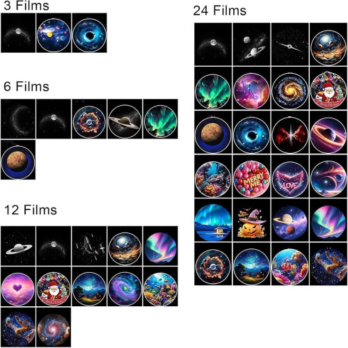 2026 New HD Smart Dynamic 5D Holographic Night Light Projector Plug and Pla 2