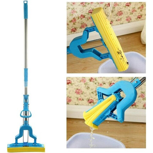 Super Sponge Mop Floor Heavy Duty Telescopic Handle Absorbent Cleaning Laminate 1