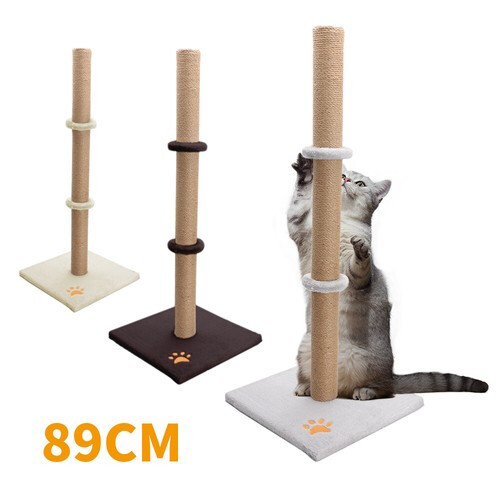 89cm Pet Cat Bed Scratching Post & Activity Tree Scratcher Kitten Tower Bed Play 1