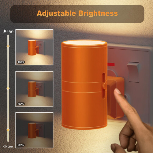 JandCase Night Light Night Light Plug in Wall Dusk to Dawn Sensor 1
