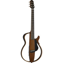 YAMAHA SLG200S NT Stålsträngad Tyst Mahogny Gitarr Med Hård Gig Bag, Naturlig