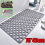 Shower Mat Suction Cups Drainage Hole Non-Slip Texture Machine Washable Bathroom 1