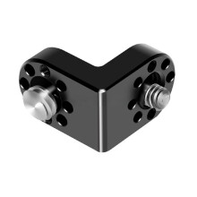 1/4 3/8 Screw Extension 90 Right Angle Mount Adapter for Tripod Monitor Video Image Transmission DSLR Camera Cage