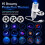 ENCOMAG Hd Smart Holographic Night Light Projector Galaxy Projector 5 in 1 3