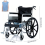 Folding Wheelchair Comfortable Breathable for Elderly Disabled Vehicles Moving 3