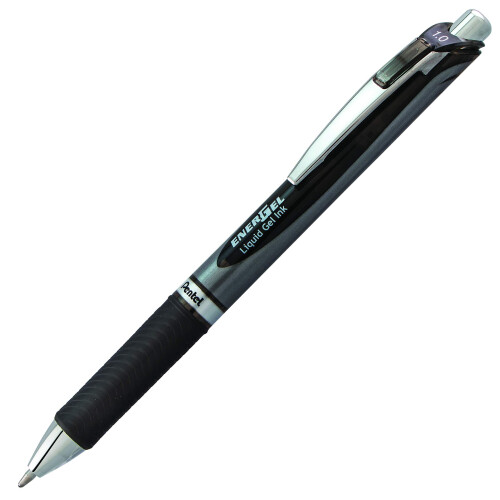 Pentel Pentel EnerGel RTX Gelstifte, schwarze Tinte, Dutzend