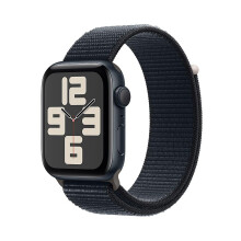 Apple Watch SE (2ª Gen) [GPS, 44mm] - Caja de Aluminio Medianoche con Correa Deportiva Medianoche, M/L (Renovado)