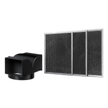 Samsung 5000 Serie Afzuigkap Recirculatiekit, Zwart, NK-AF020FNB/AA