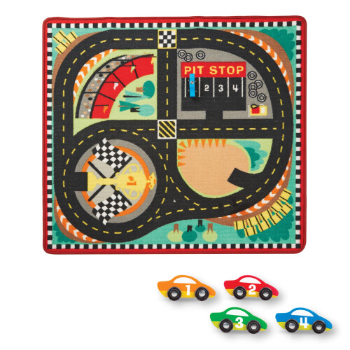 Melissa & Doug Melissa & Doug Rundstrecken-Rennbahn Teppich (FFP)