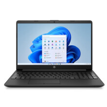 HP 15,6" Laptop, Intel Pentium Silver N5030, 4GB RAM, 128GB SSD, Jet Black, Windows 11 Home im S-Modus