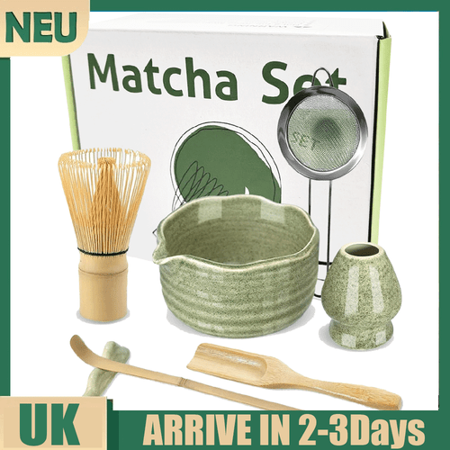 7 Pcs Elegant Matcha Whisk Set Practical Matcha Tea Kit Includes Bamboo Gift New 1
