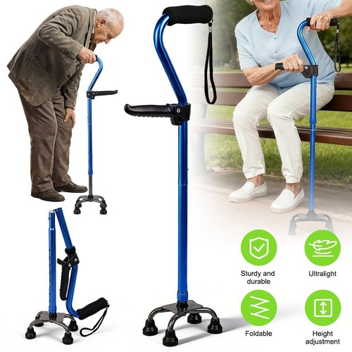 Walking Stick Height Adjustable  For The Elderly Arthritis Patient People 1