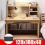 Computer Desk Study Table Writing Shelves Home Office Wooden Workstation Laptop 4