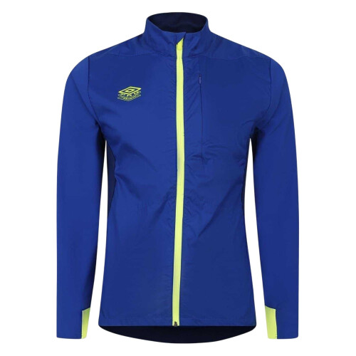 Umbro (XL, Deep Surf/Blue) Umbro Mens Ribbed Cuff Track Jacket