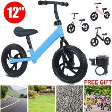 12" Kids Balance Bike Walking Running Training Bicycle For 2-6 Years Children