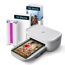 HP Sprocket Studio Plus 4x6 Instant Photo Printer - 118 Sheets & Cartridge Bundle - Wireless, Wi-Fi, Premium Dye Sublimation - Vibrant Color Pictures